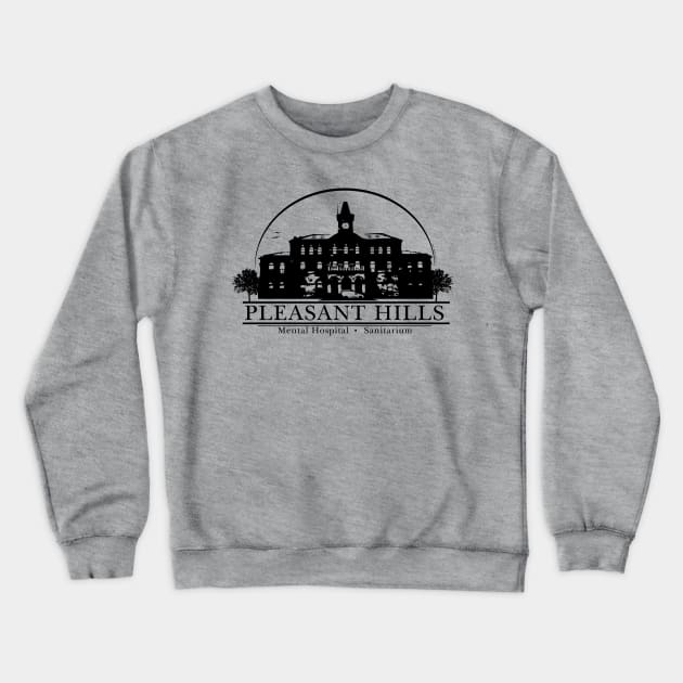 Pleasant Hills Mental Hospital Crewneck Sweatshirt by Illustratorator